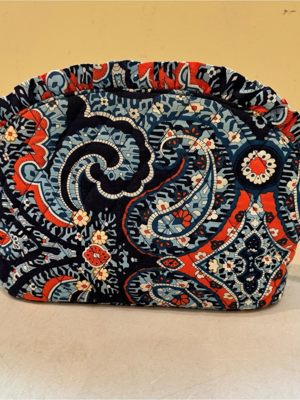 Vera Bradley Quilted Paisley Cosmetic Pouch -